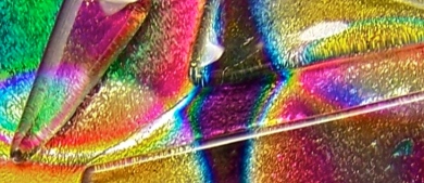 hayden brook dichroic glass detail